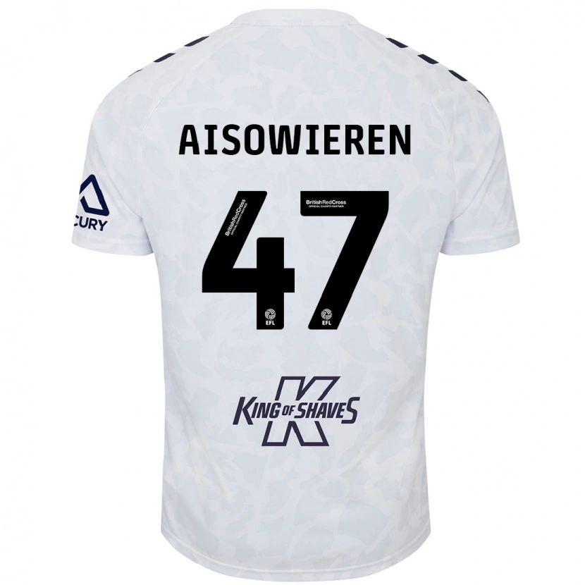 Danxen Kinder Evan Eghosa Aisowieren #47 Weiß Auswärtstrikot Trikot 2024/25 T-Shirt Schweiz