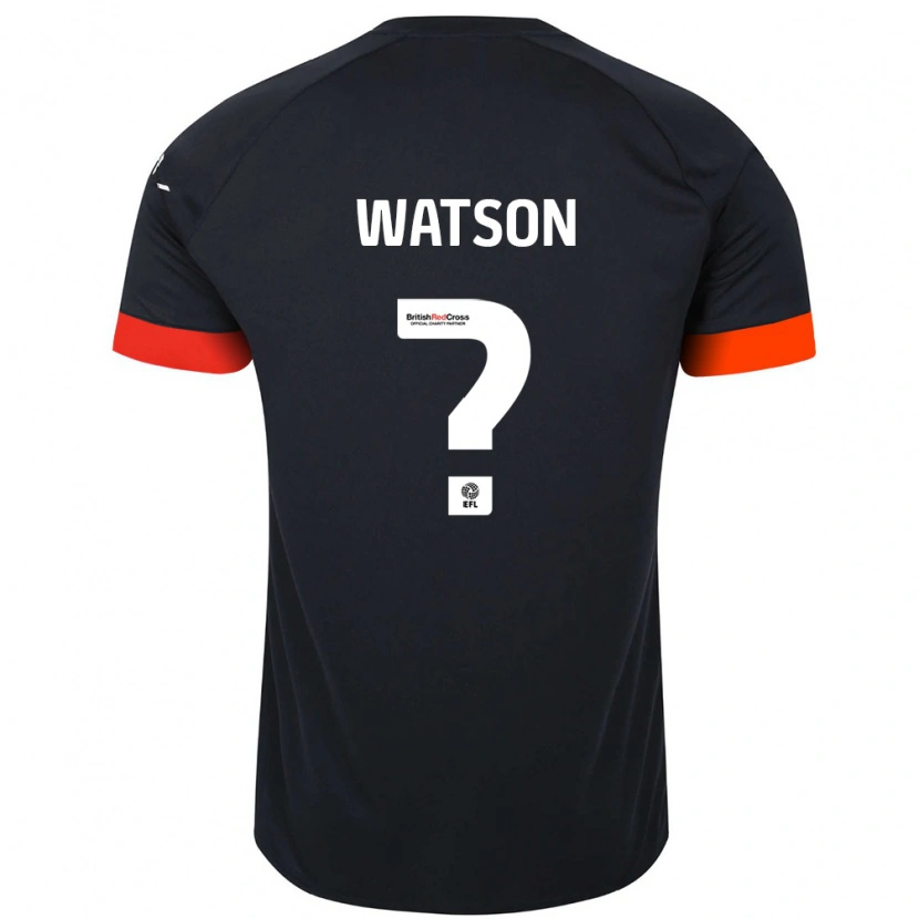 Danxen Kinder Louie Watson #0 Schwarz Orange Auswärtstrikot Trikot 2024/25 T-Shirt Schweiz