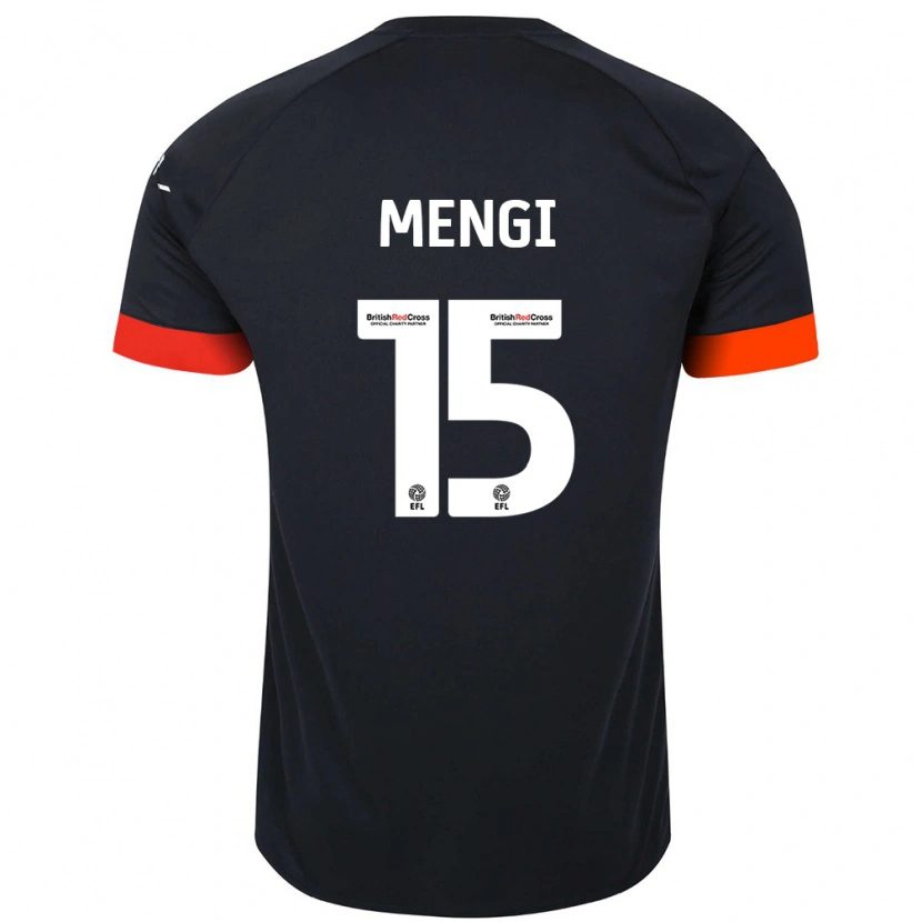 Danxen Kinder Teden Mengi #15 Schwarz Orange Auswärtstrikot Trikot 2024/25 T-Shirt Schweiz