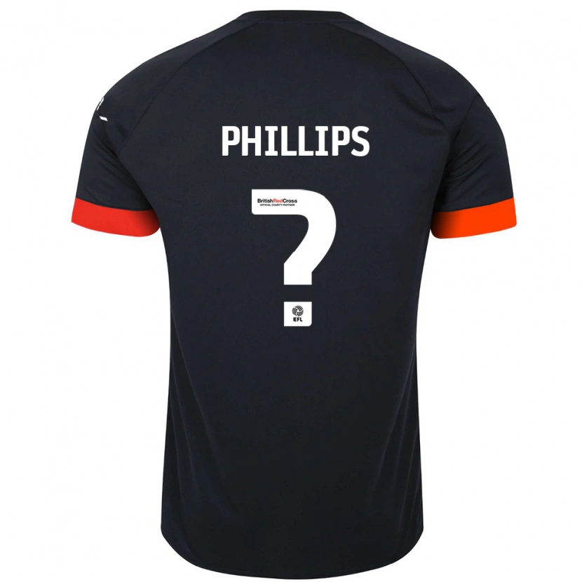 Danxen Kinder Josh Phillips #0 Schwarz Orange Auswärtstrikot Trikot 2024/25 T-Shirt Schweiz