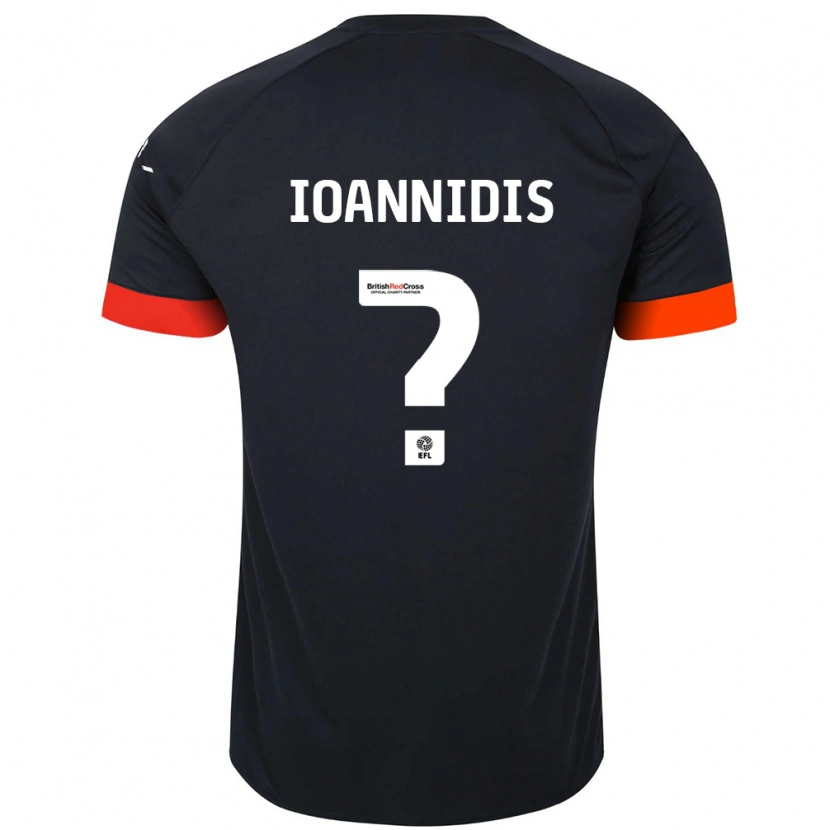 Danxen Kinder Zacharias Ioannidis #0 Schwarz Orange Auswärtstrikot Trikot 2024/25 T-Shirt Schweiz