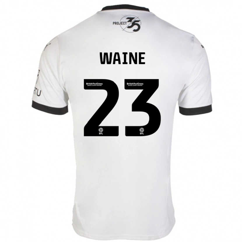 Danxen Kinder Ben Waine #23 Weiß Schwarz Auswärtstrikot Trikot 2024/25 T-Shirt Schweiz