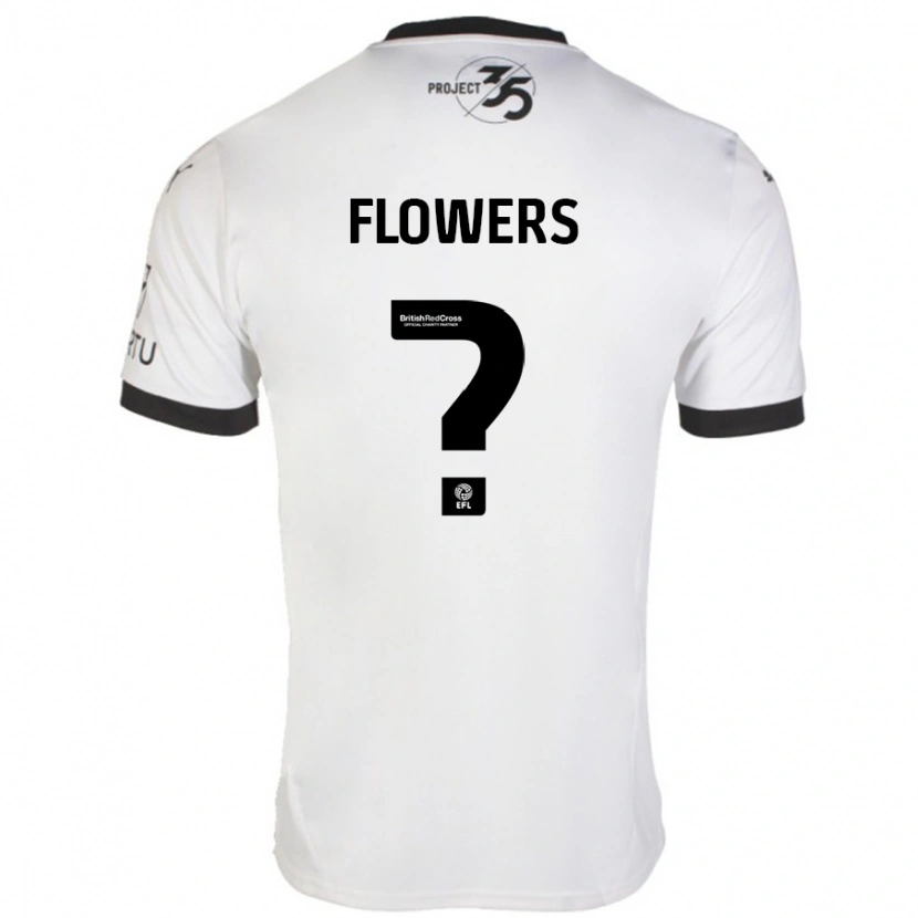 Danxen Kinder Lewis Flowers #0 Weiß Schwarz Auswärtstrikot Trikot 2024/25 T-Shirt Schweiz