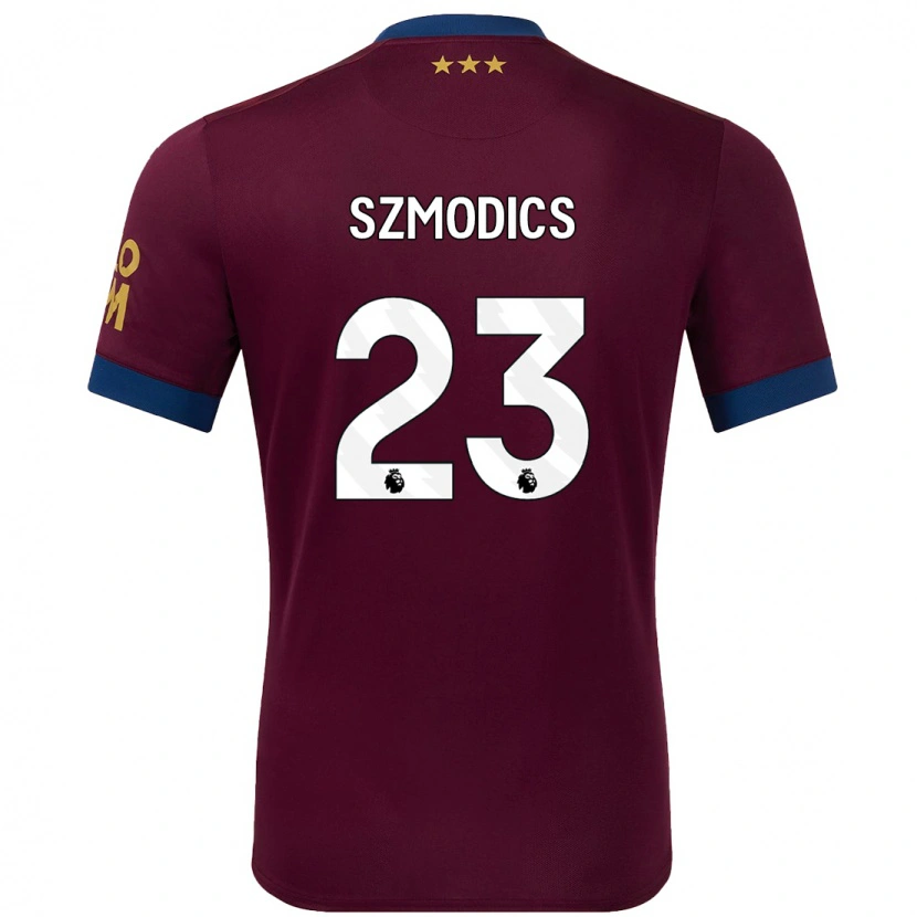 Danxen Kinder Sammie Szmodics #23 Braun Auswärtstrikot Trikot 2024/25 T-Shirt Schweiz