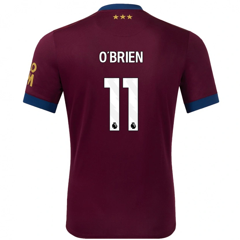 Danxen Kinder Lucy O'brien #11 Braun Auswärtstrikot Trikot 2024/25 T-Shirt Schweiz