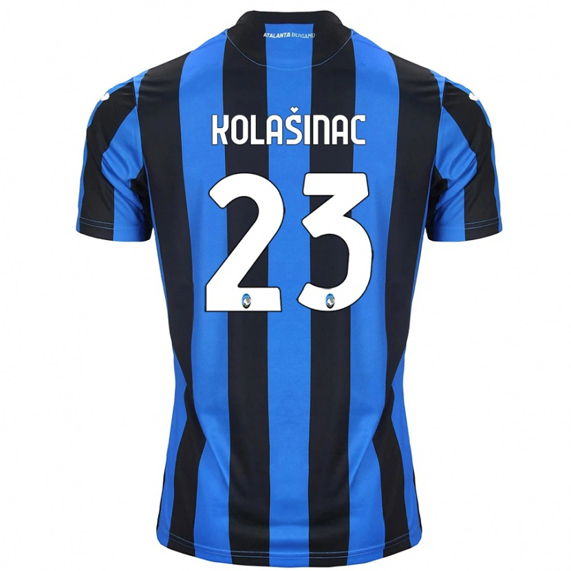 Danxen Herren Sead Kolasinac #23 Blau Schwarz Heimtrikot Trikot 2024/25 T-Shirt Schweiz