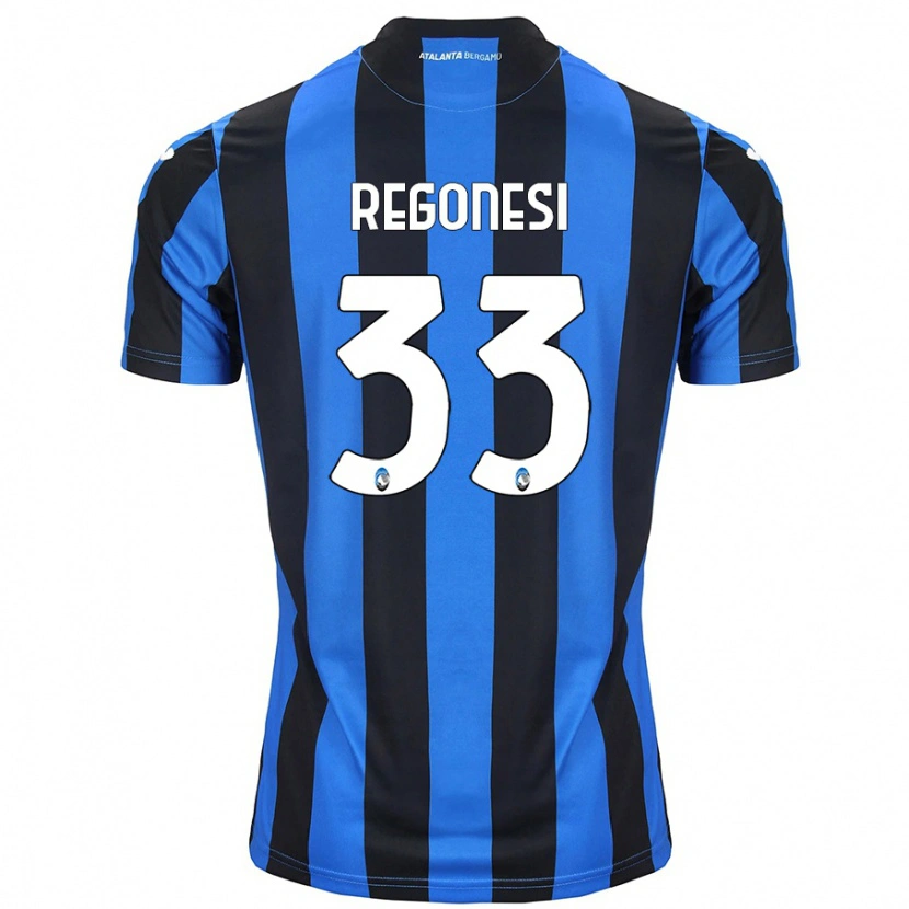 Danxen Herren Iacopo Regonesi #33 Blau Schwarz Heimtrikot Trikot 2024/25 T-Shirt Schweiz