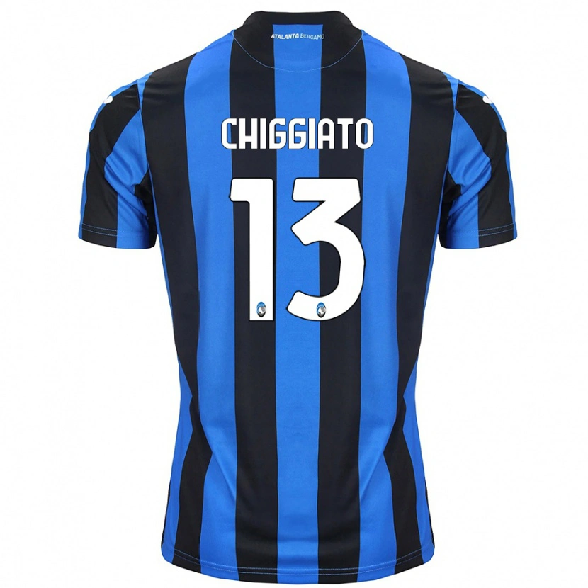 Danxen Herren Gabriele Chiggiato #13 Blau Schwarz Heimtrikot Trikot 2024/25 T-Shirt Schweiz