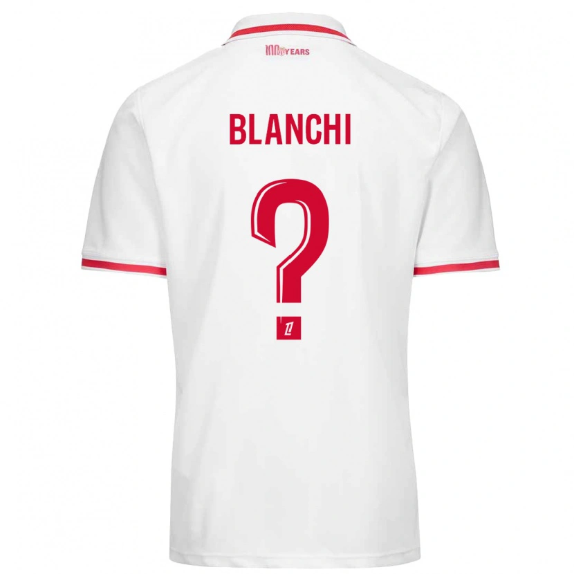 Danxen Herren Florian Blanchi #0 Weiß Rot Heimtrikot Trikot 2024/25 T-Shirt Schweiz