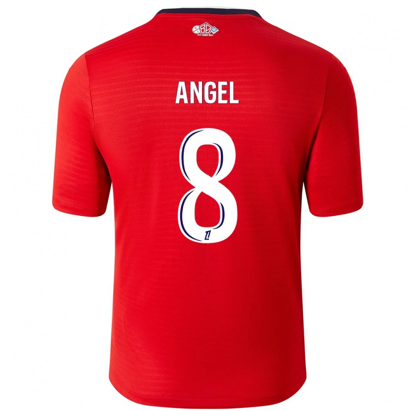 Danxen Herren Angel Gomes #8 Rot Weiß Heimtrikot Trikot 2024/25 T-Shirt Schweiz