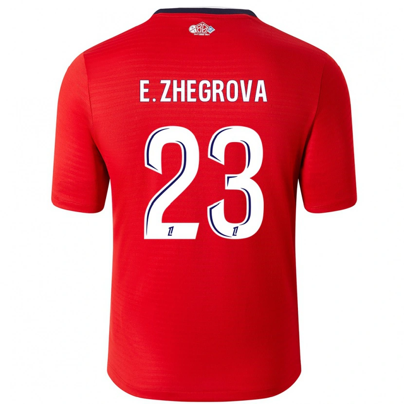 Danxen Herren Edon Zhegrova #23 Rot Weiß Heimtrikot Trikot 2024/25 T-Shirt Schweiz