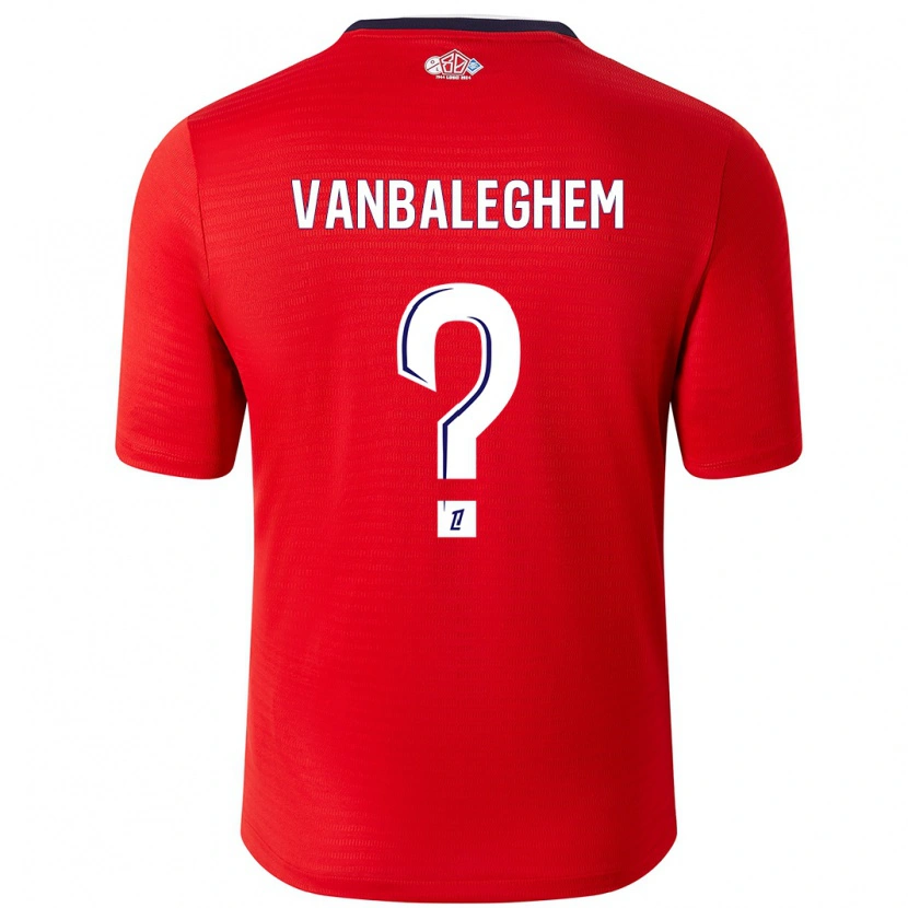 Danxen Herren Valentin Vanbaleghem #0 Rot Weiß Heimtrikot Trikot 2024/25 T-Shirt Schweiz