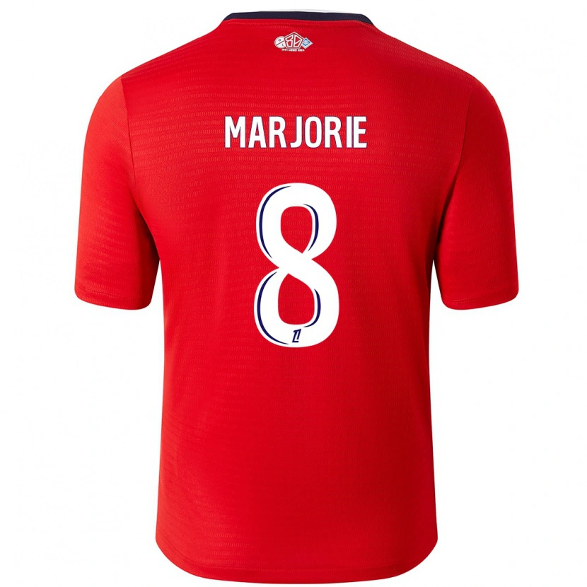 Danxen Herren Marjorie #8 Rot Weiß Heimtrikot Trikot 2024/25 T-Shirt Schweiz