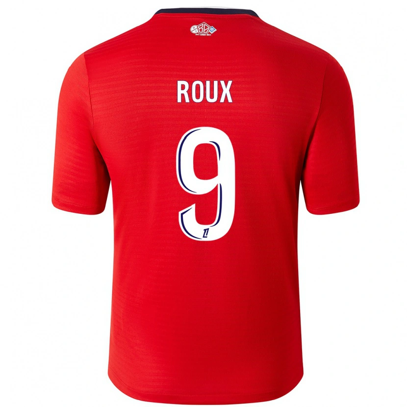 Danxen Herren Danielle Roux #9 Rot Weiß Heimtrikot Trikot 2024/25 T-Shirt Schweiz