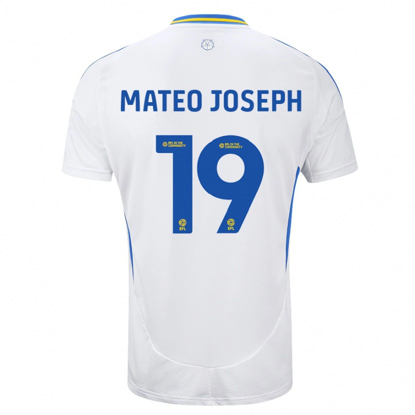 Danxen Herren Mateo Joseph #19 Weiß Blau Heimtrikot Trikot 2024/25 T-Shirt Schweiz