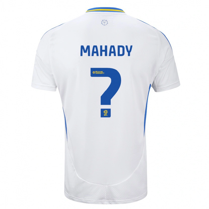 Danxen Herren Rory Mahady #0 Weiß Blau Heimtrikot Trikot 2024/25 T-Shirt Schweiz