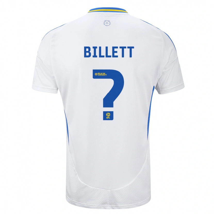 Danxen Herren Joe Billett #0 Weiß Blau Heimtrikot Trikot 2024/25 T-Shirt Schweiz