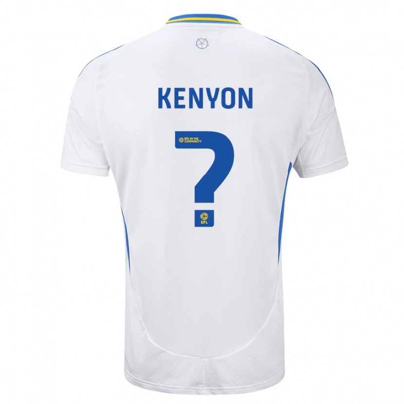 Danxen Herren George Kenyon #0 Weiß Blau Heimtrikot Trikot 2024/25 T-Shirt Schweiz