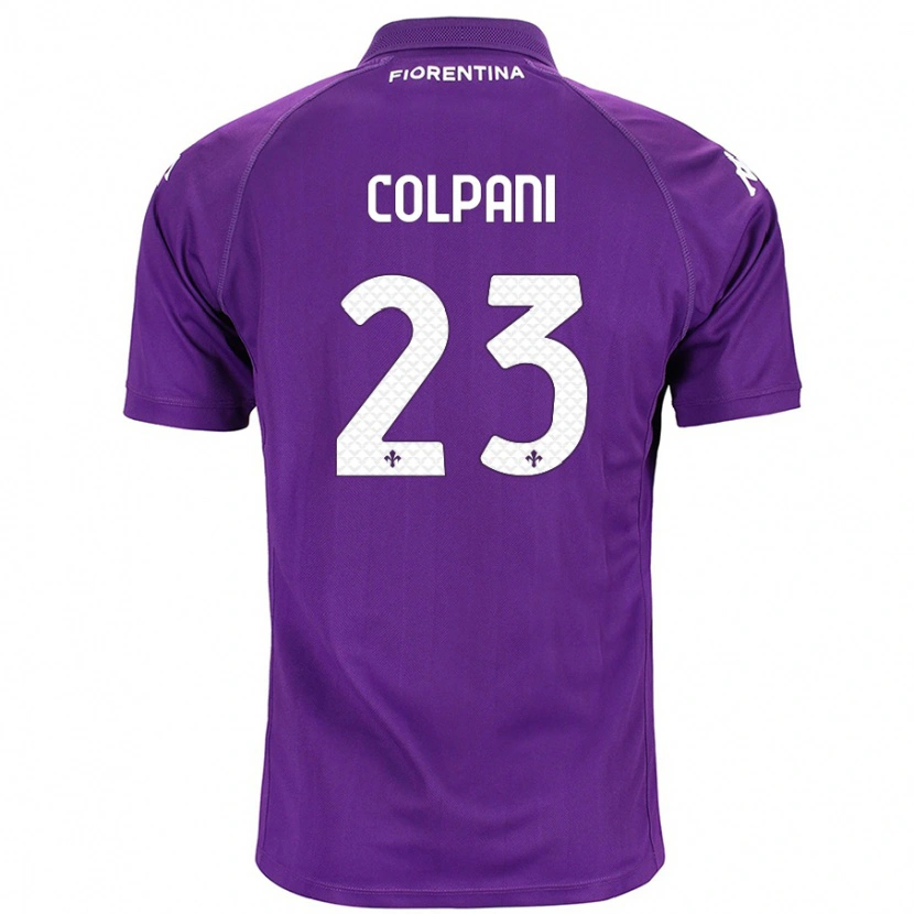 Danxen Herren Andrea Colpani #23 Violett Heimtrikot Trikot 2024/25 T-Shirt Schweiz