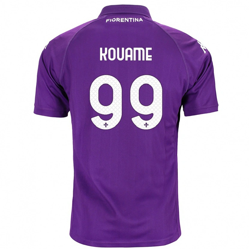 Danxen Herren Christian Kouamé #99 Violett Heimtrikot Trikot 2024/25 T-Shirt Schweiz