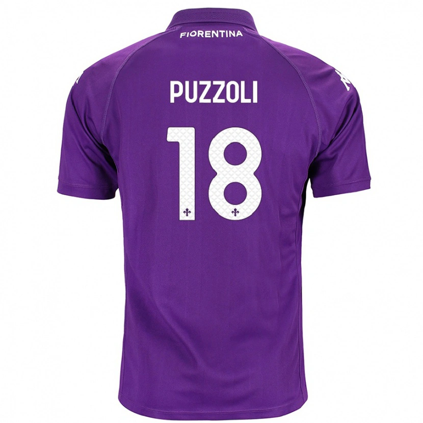 Danxen Herren Giorgio Puzzoli #18 Violett Heimtrikot Trikot 2024/25 T-Shirt Schweiz