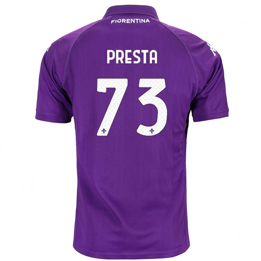 Danxen Herren Francesco Presta #73 Violett Heimtrikot Trikot 2024/25 T-Shirt Schweiz