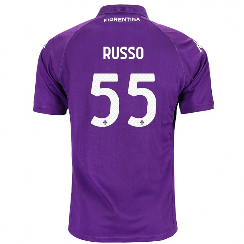 Danxen Herren Federica Russo #55 Violett Heimtrikot Trikot 2024/25 T-Shirt Schweiz