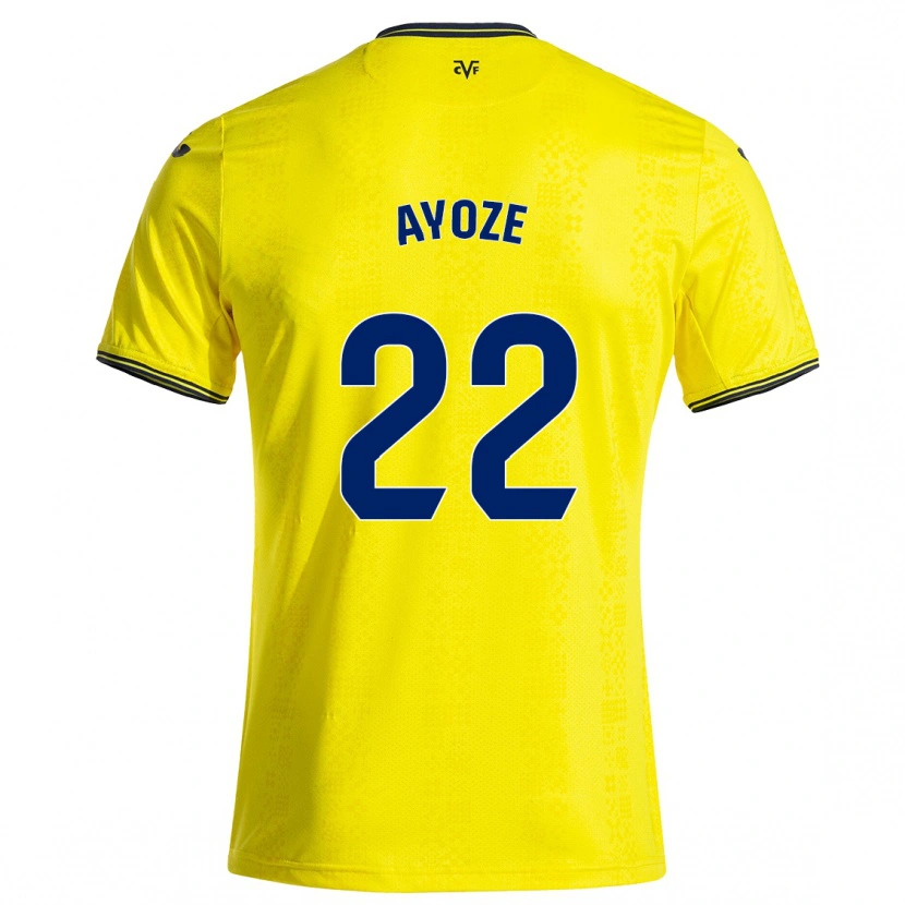 Danxen Herren Ayoze Pérez #22 Gelb Schwarz Heimtrikot Trikot 2024/25 T-Shirt Schweiz