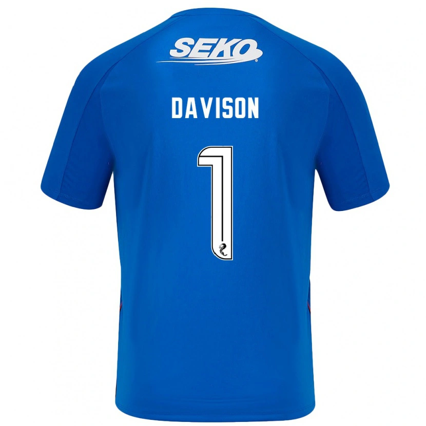 Danxen Herren Hannah Davison #1 Dunkelblau Heimtrikot Trikot 2024/25 T-Shirt Schweiz