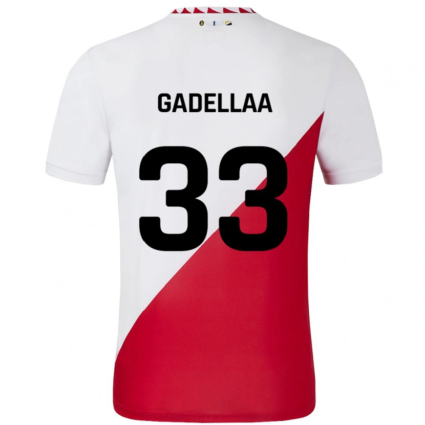 Danxen Herren Kevin Gadellaa #33 Weiß Rot Heimtrikot Trikot 2024/25 T-Shirt Schweiz