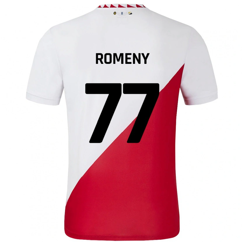 Danxen Herren Ole Romeny #77 Weiß Rot Heimtrikot Trikot 2024/25 T-Shirt Schweiz