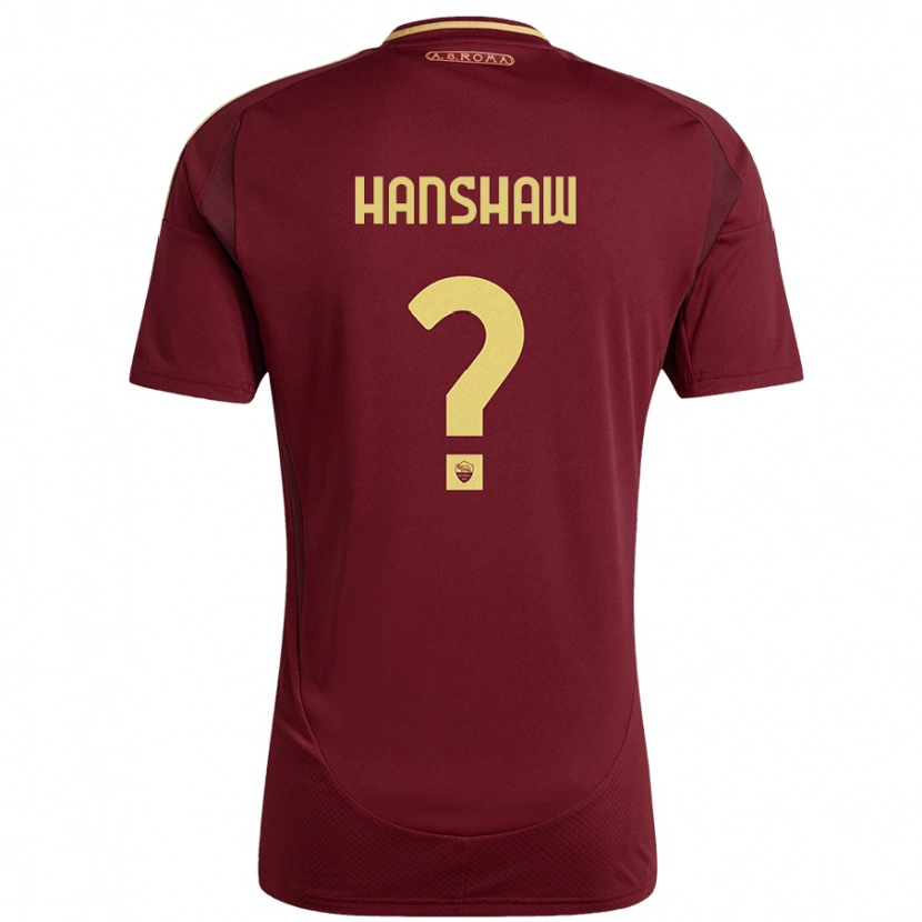 Danxen Herren Verena Hanshaw #0 Rot Braun Gold Heimtrikot Trikot 2024/25 T-Shirt Schweiz