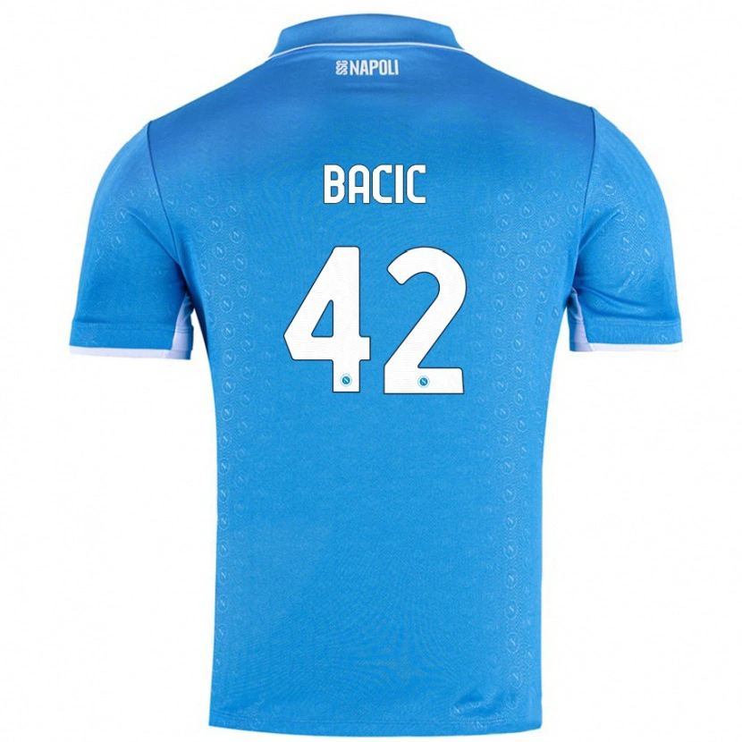 Danxen Herren Doris Bačić #42 Himmelblau Heimtrikot Trikot 2024/25 T-Shirt Schweiz