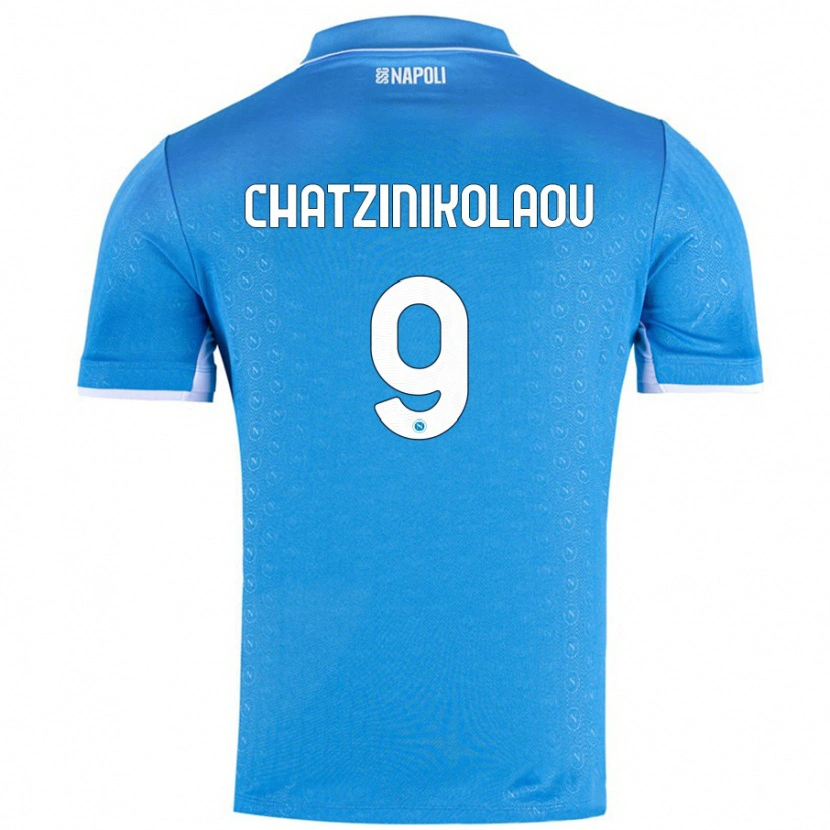 Danxen Herren Despoina Chatzinikolaou #9 Himmelblau Heimtrikot Trikot 2024/25 T-Shirt Schweiz