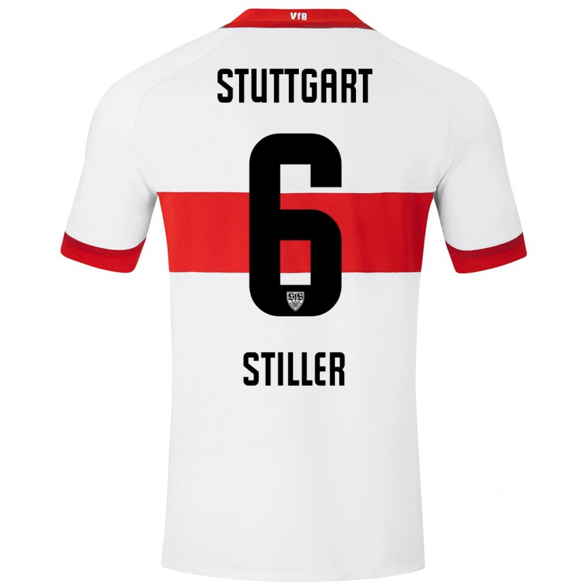 Danxen Herren Angelo Stiller #6 Weiß Rot Heimtrikot Trikot 2024/25 T-Shirt Schweiz