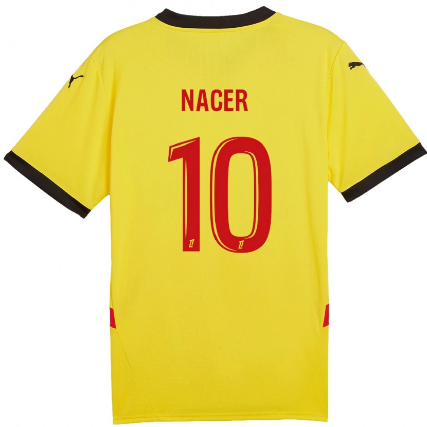 Danxen Herren Myriem Nacer #10 Gelb Rot Heimtrikot Trikot 2024/25 T-Shirt Schweiz