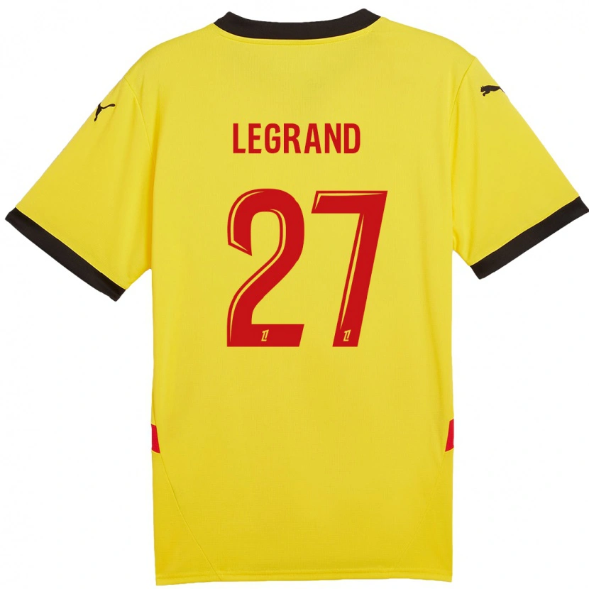 Danxen Herren Bérénice Legrand #27 Gelb Rot Heimtrikot Trikot 2024/25 T-Shirt Schweiz