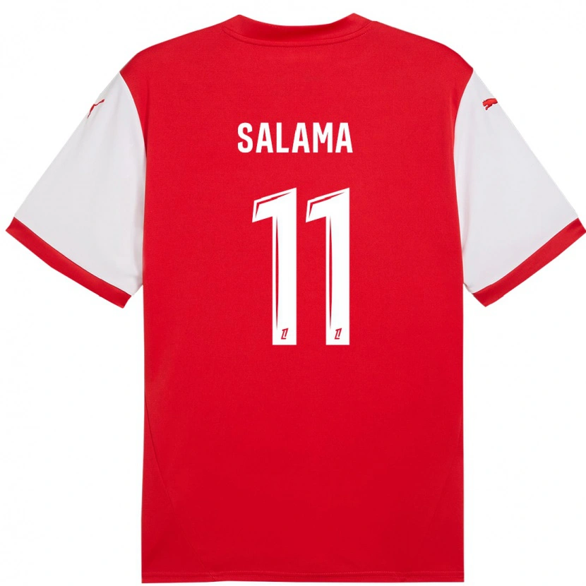 Danxen Herren Amine Salama #11 Rot Weiß Heimtrikot Trikot 2024/25 T-Shirt Schweiz