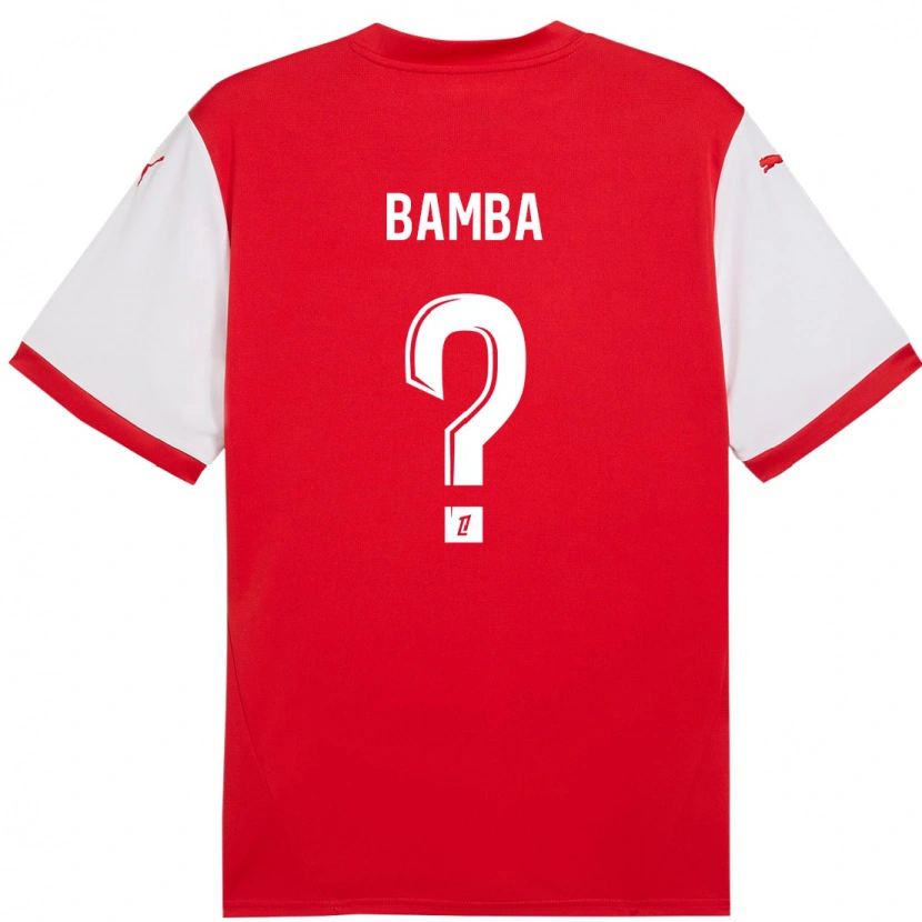 Danxen Herren Mohamed Bamba #0 Rot Weiß Heimtrikot Trikot 2024/25 T-Shirt Schweiz