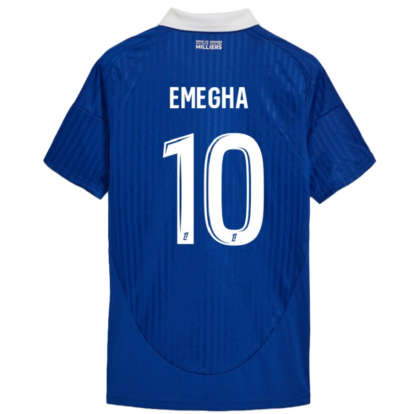 Danxen Herren Emanuel Emegha #10 Blau Weiß Heimtrikot Trikot 2024/25 T-Shirt Schweiz