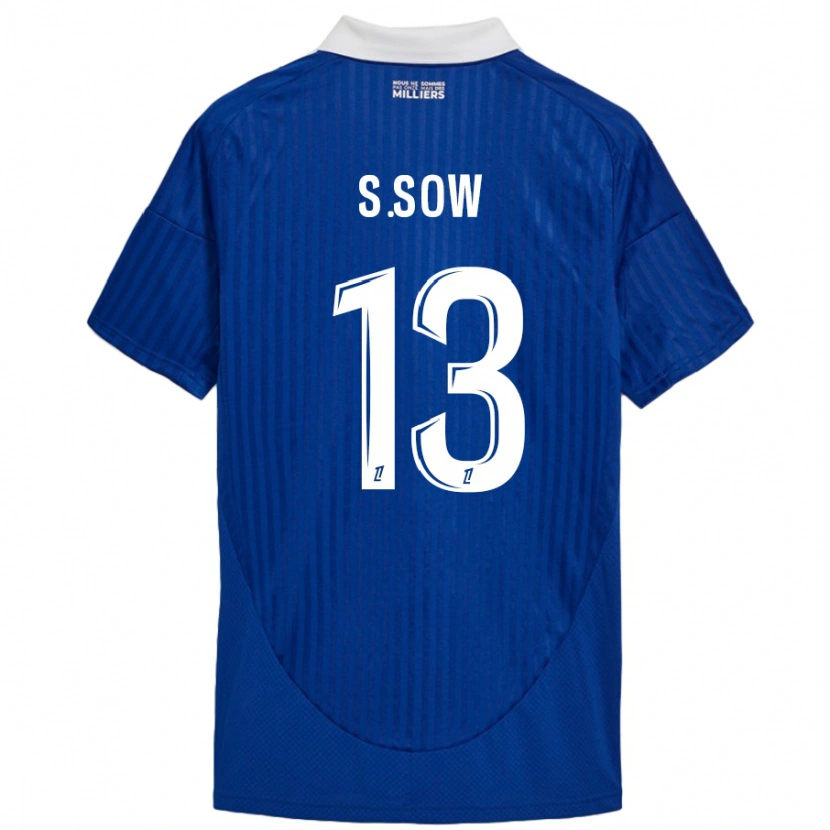 Danxen Herren Saïdou Sow #13 Blau Weiß Heimtrikot Trikot 2024/25 T-Shirt Schweiz