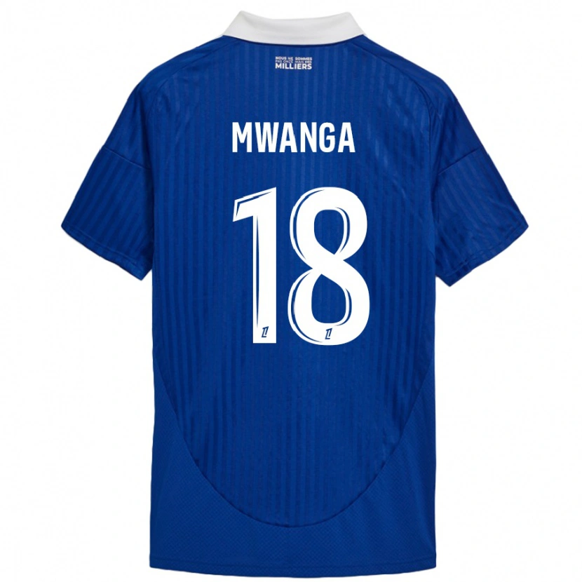 Danxen Herren Junior Mwanga #18 Blau Weiß Heimtrikot Trikot 2024/25 T-Shirt Schweiz