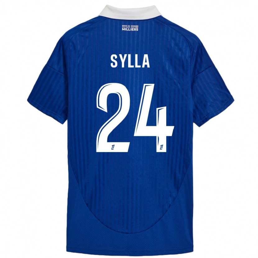 Danxen Herren Abakar Sylla #24 Blau Weiß Heimtrikot Trikot 2024/25 T-Shirt Schweiz