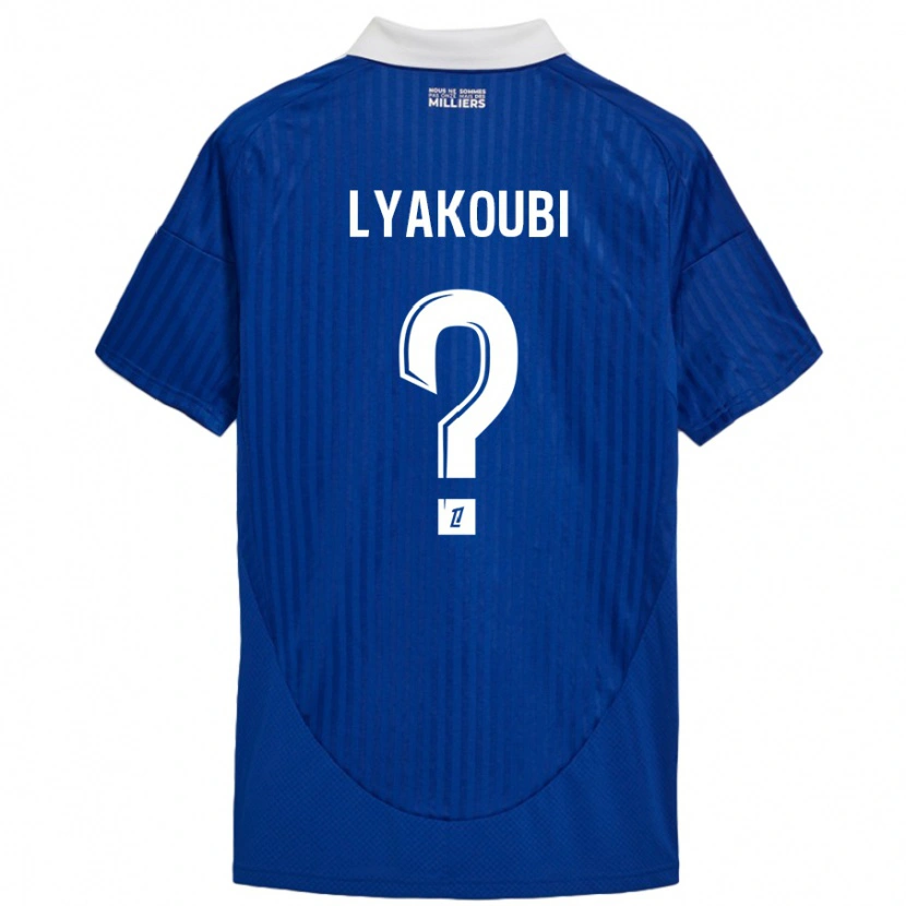 Danxen Herren Oussama Lyakoubi #0 Blau Weiß Heimtrikot Trikot 2024/25 T-Shirt Schweiz