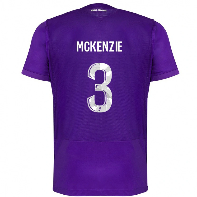 Danxen Herren Mark Mckenzie #3 Violett Weiß Heimtrikot Trikot 2024/25 T-Shirt Schweiz