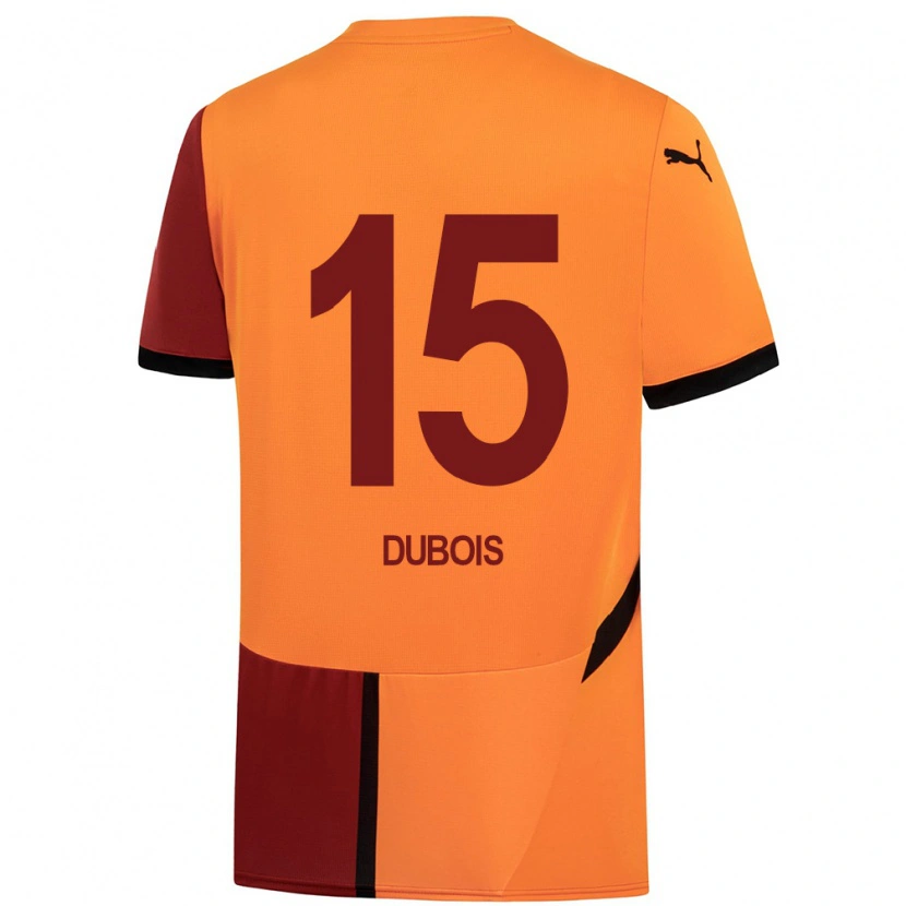 Danxen Herren Léo Dubois #15 Gelb Rot Heimtrikot Trikot 2024/25 T-Shirt Schweiz