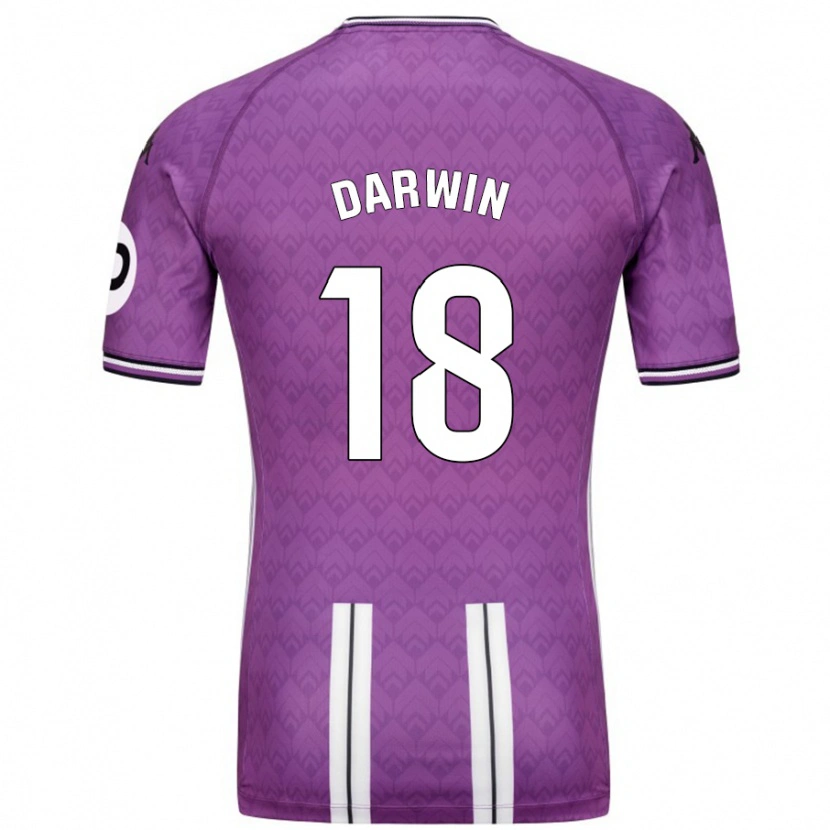 Danxen Herren Darwin Machís #18 Violett Weiß Heimtrikot Trikot 2024/25 T-Shirt Schweiz