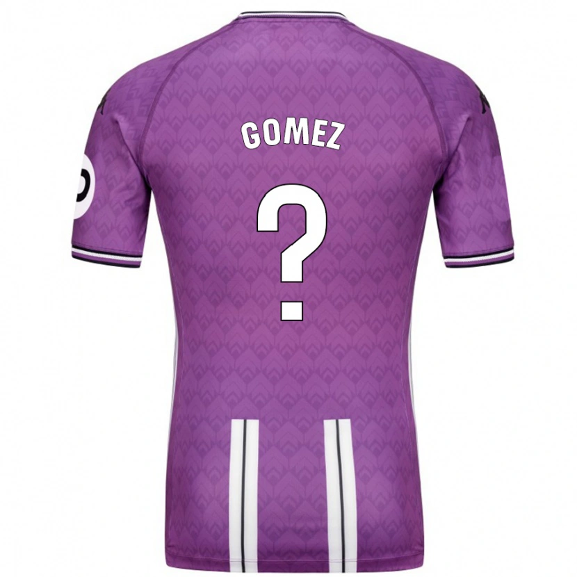 Danxen Herren Adrián Gómez #0 Violett Weiß Heimtrikot Trikot 2024/25 T-Shirt Schweiz