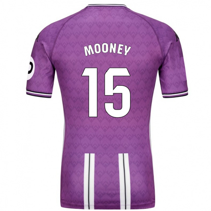 Danxen Herren Fionn Mooney #15 Violett Weiß Heimtrikot Trikot 2024/25 T-Shirt Schweiz