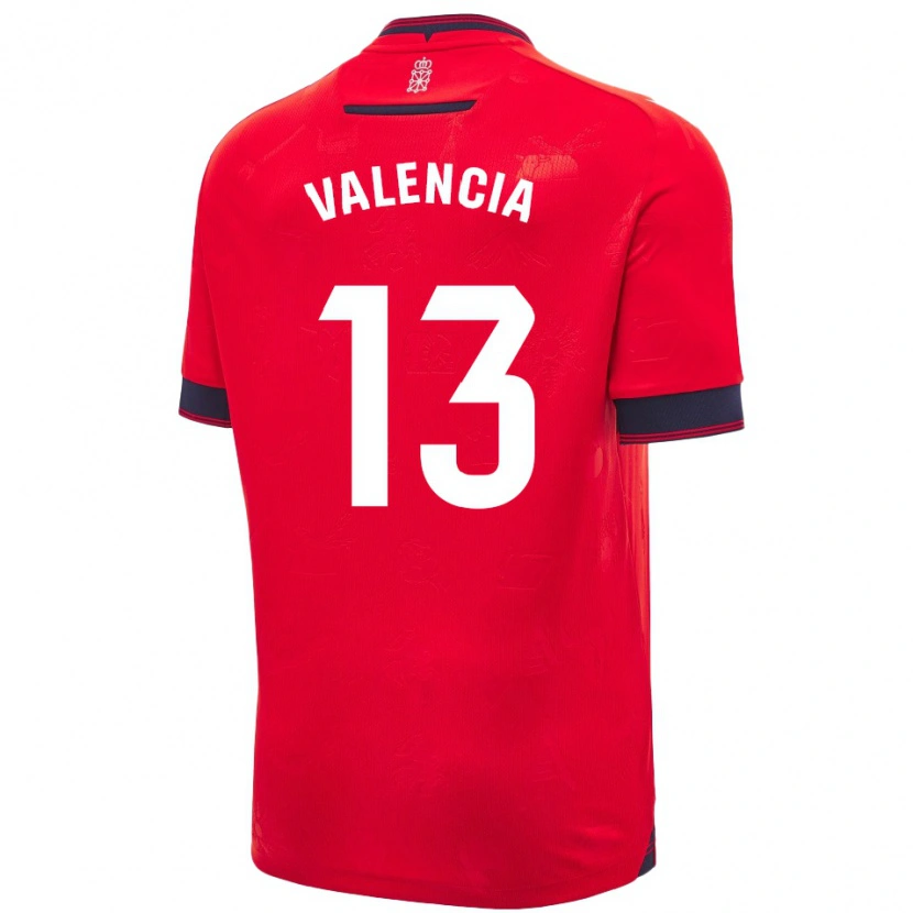 Danxen Herren Pablo Valencia #13 Rot Weiß Heimtrikot Trikot 2024/25 T-Shirt Schweiz